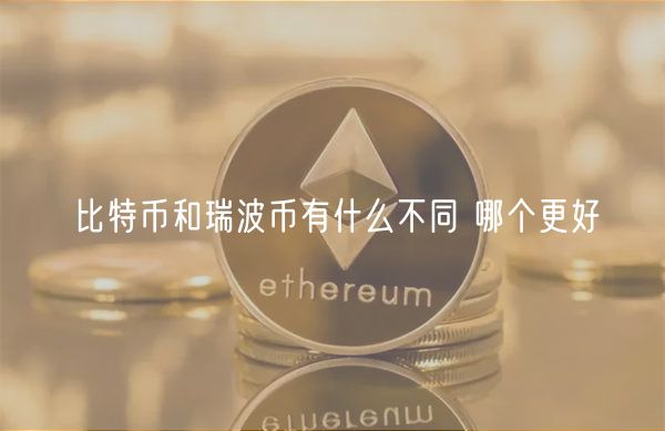 比特币和瑞波币有什么不同 哪个更好